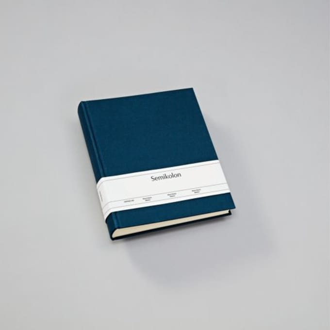 Semikolon fotoalbum classic, formaat 21,6 x 25,5 cm. medium, kleur marine