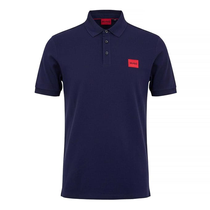 Hugo Heren Dereso Poloshirt Met Korte Mouwen (Marine)