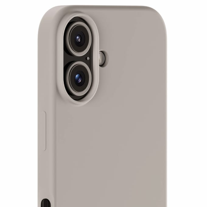 Holdit Silicone Case geschikt voor Apple iPhone 16 - Taupe