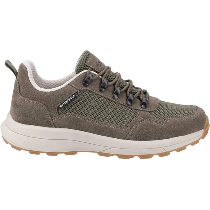 Cotswold Heren Elmfield Suède Sneakers (Khaki Groen)