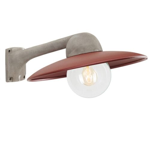 KS Verlichting Valmont Stallamp Alu./Rood Ø31