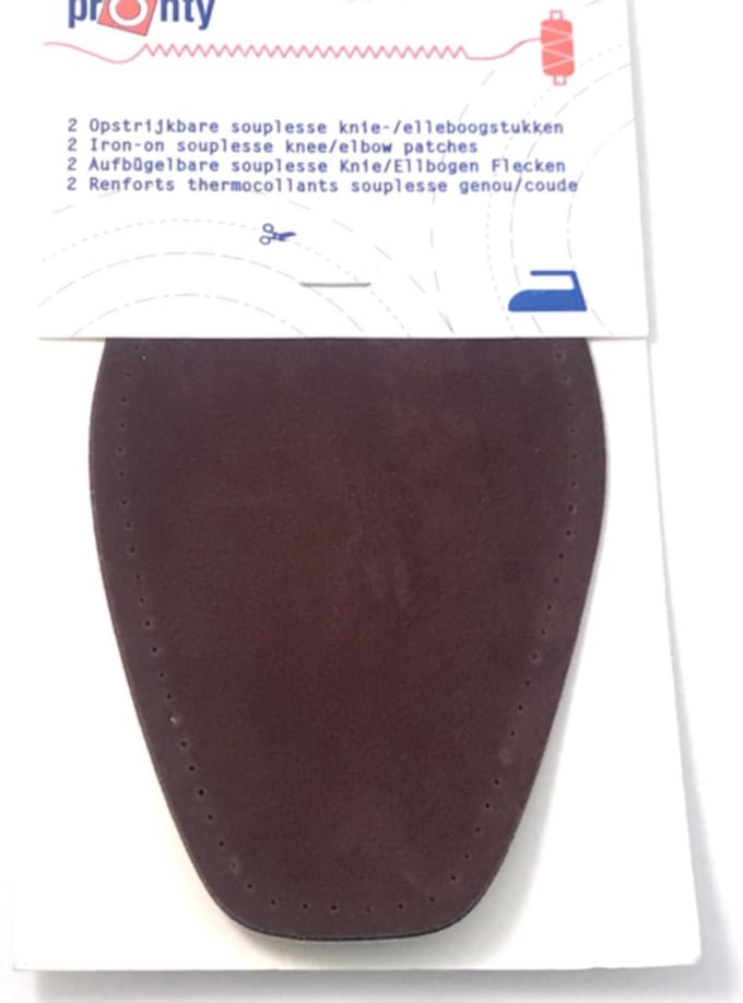 Elleboogstukken Opstrijkbaar Pronty 17,5x8,5cm paar