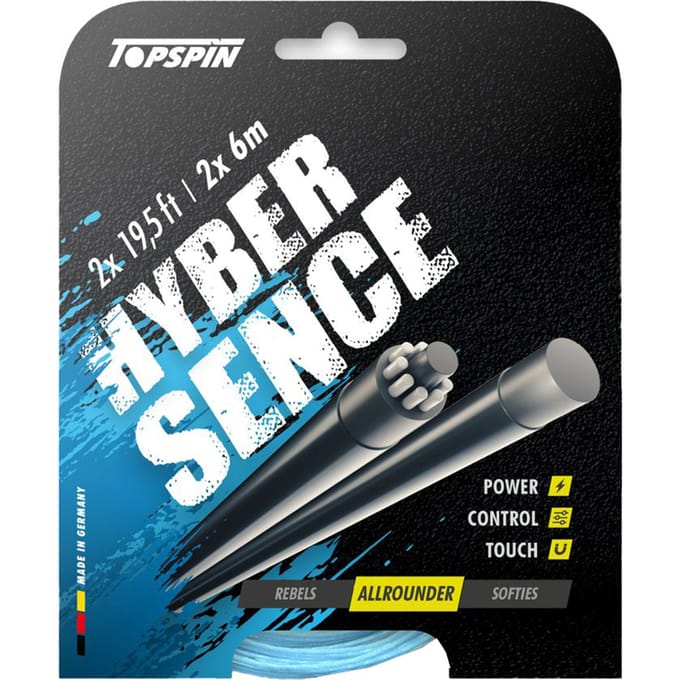 Topspin Hyber Sence 2 X 6m Set Snaren-Lichtblauw