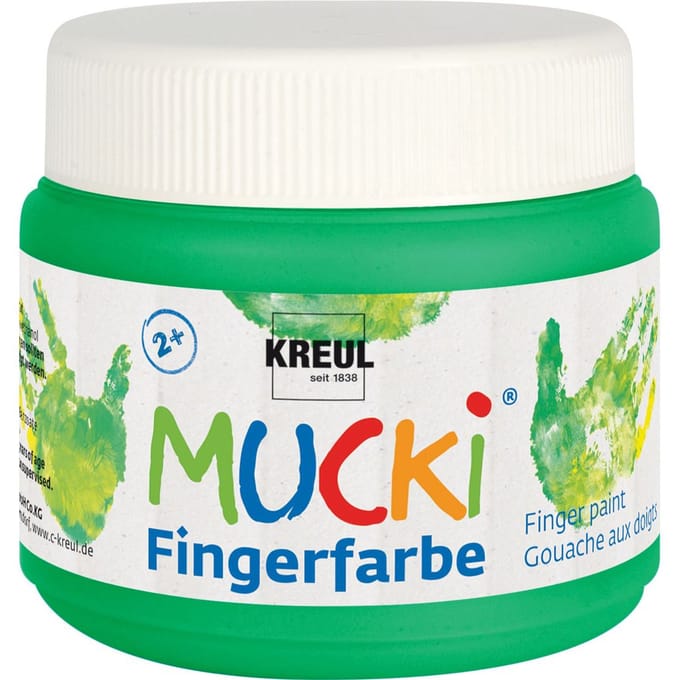 MUCKI Vingerverf, 150 ml - Groen