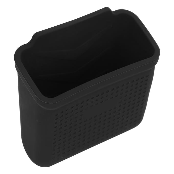 Auto Zijvak Organizer Klittenband Design Middenconsole Mobiele Telefoon Vak Vervanging voor black