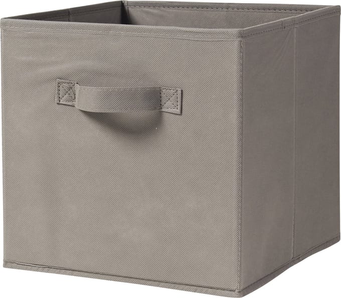 CALICOSY - Set van 2 opvouwbare stoffen opbergkubussen 28x28x28cm