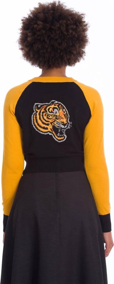 Banned - TIGER QUEEN Cardigan - XL - Zwart