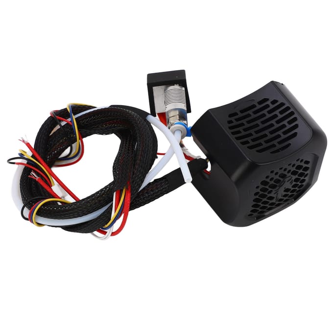 Volledige Hotend Kit 3D Printer Accessoires Hot End Kit met Dubbele Ventilatoren voor voor Ender 3 V2 DC24V black