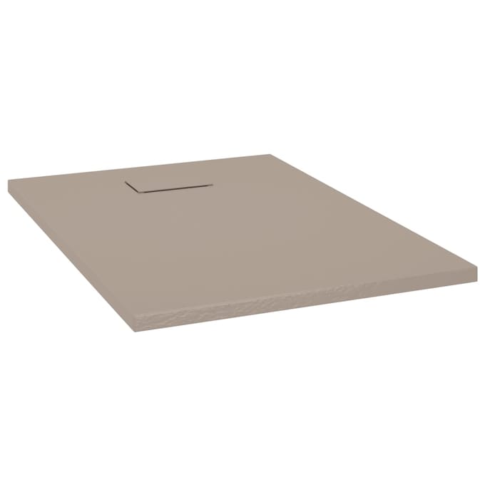 vidaXL - Douchebak - 100x70 - cm - SMC - bruin