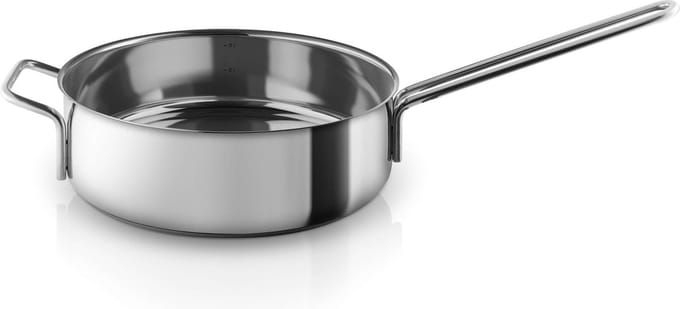 Eva Trio - Rvs Sauteerpan Ø 24 cm - Roestvast Staal - Zilver -