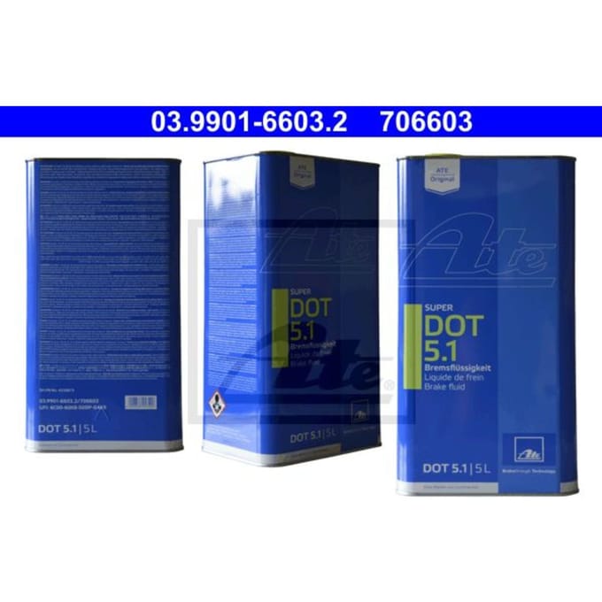 Remvloeistof ATE 03.9901-6603.2 Super DOT5.1 5L