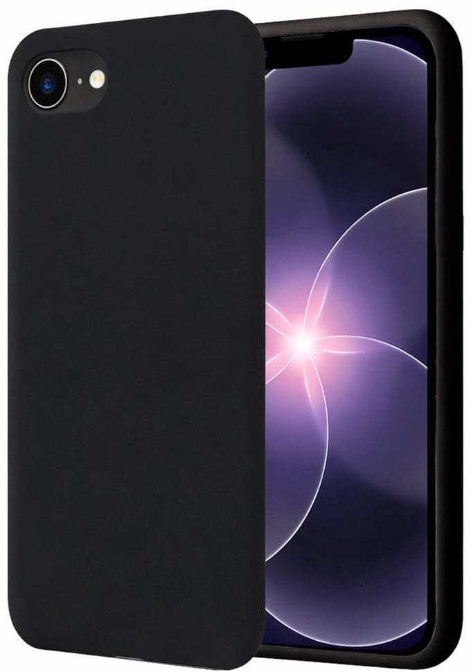 Hoesje geschikt voor iPhone 17e - Mat Back Case Zwart
