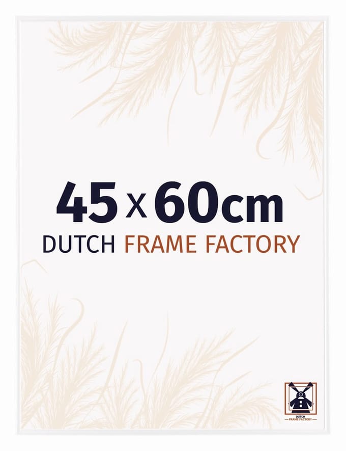 Fotolijst 45x60 cm - Kunststof - Wit Hoogglans - Easy