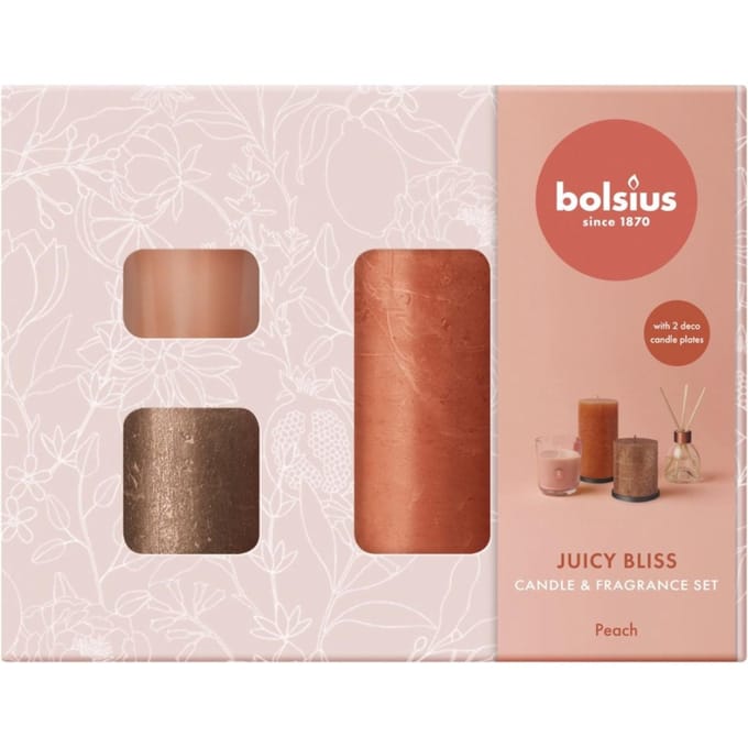 Bolsius - Giftset - Medium - Juicy Bliss - Peach