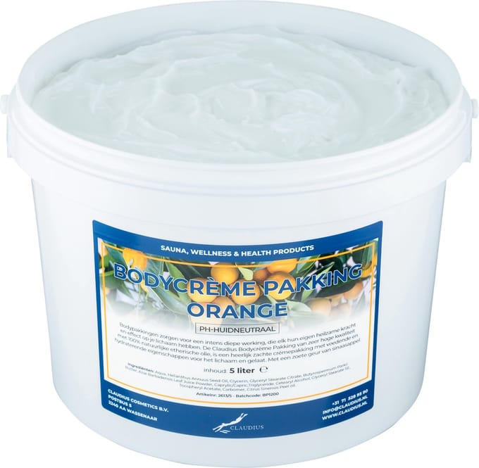 Bodycrème Pakking Orange - 5 liter