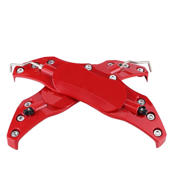 2 Stuks Auto Universele Schijfremklauw Nep Covers Links & Rechts Accessoires Refit(L ) M red