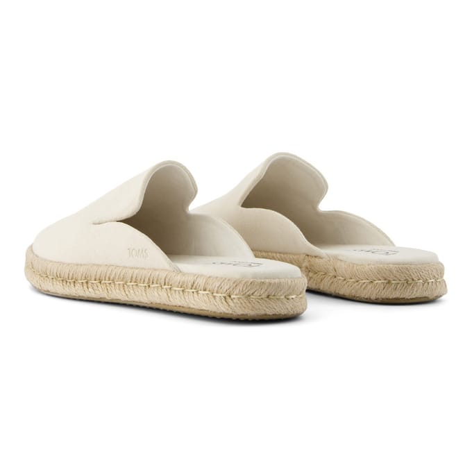 TOMS Santiago Slipper Leer Dames Licht Sandalen