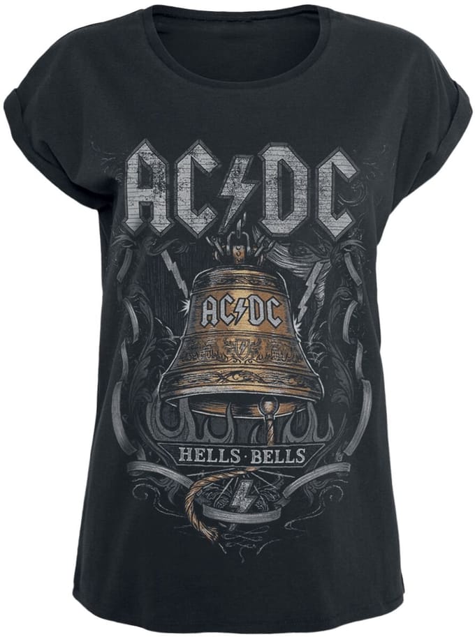 AC/DC T-shirt - Hells Bells - S tot 4XL - voor Vrouwen - zwart