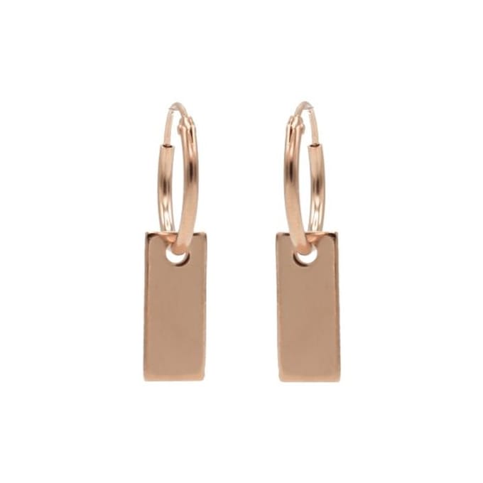 Karma Symbols oorbel M1965 Rectangle