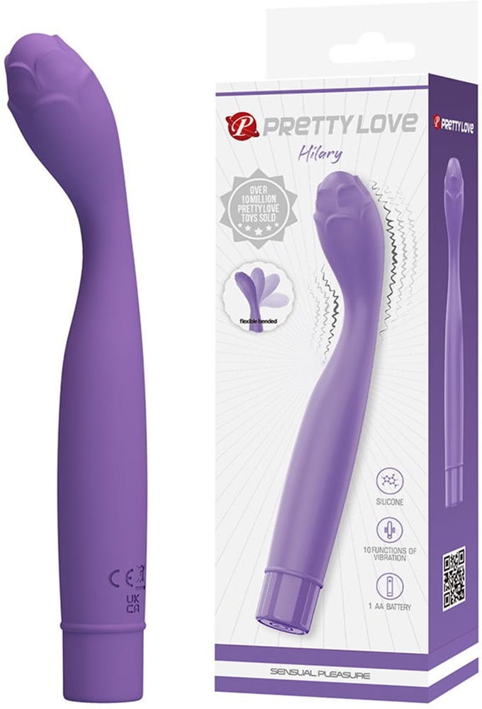 Pretty Love - Hilary - Buigzame G-spot Vibrator - Paars