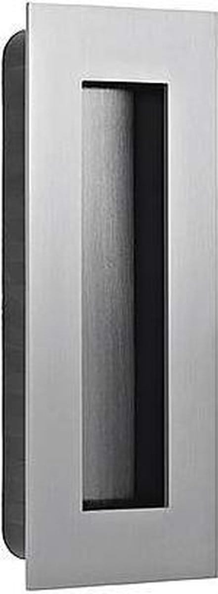 Schuifdeurkom Rechthoekig 135x55x17mm RVS