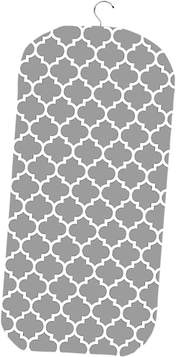 Strijkmat Stoomkussen - Draagbaar Drukpad - Efficiënt Strijken - Met Draaibare Haak - 53 x 44 cm - Grijs