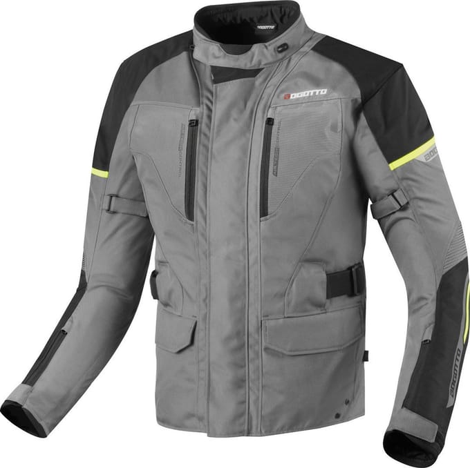 Bogotto Aveno 3in1 Waterdichte Textiele Motorjas Zilver - Jas
