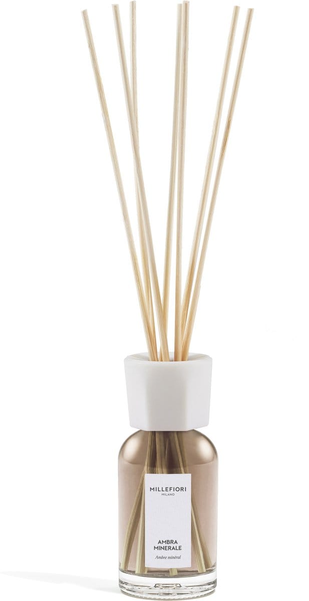 Millefiori Milano - Geurstokjes 100 ml - Ambra Minerale - 2 tot 3 maanden