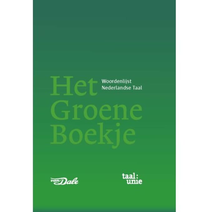 Het Groene Boekje - Nederlandse Taalunie