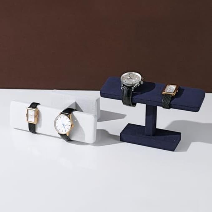 Horlogestandaard T-stang - Organizer voor Sieraden - Zwart