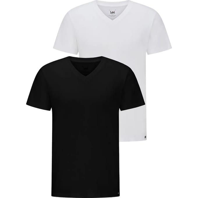 V-hals T-shirts Lee (x2)