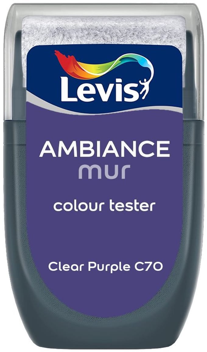 Levis - Muurverf Kleurtester Mat Mix - Clear Purple C70 - 30 ML