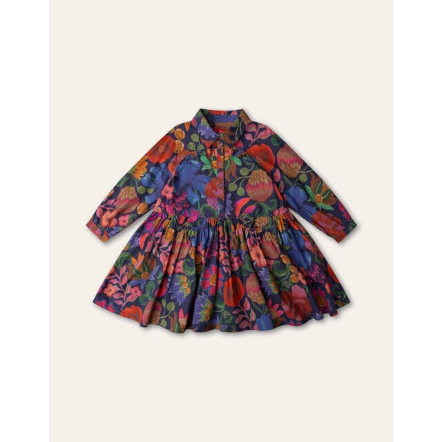 Oilily Djuliette Jurk- maat152/12yr Peacoat