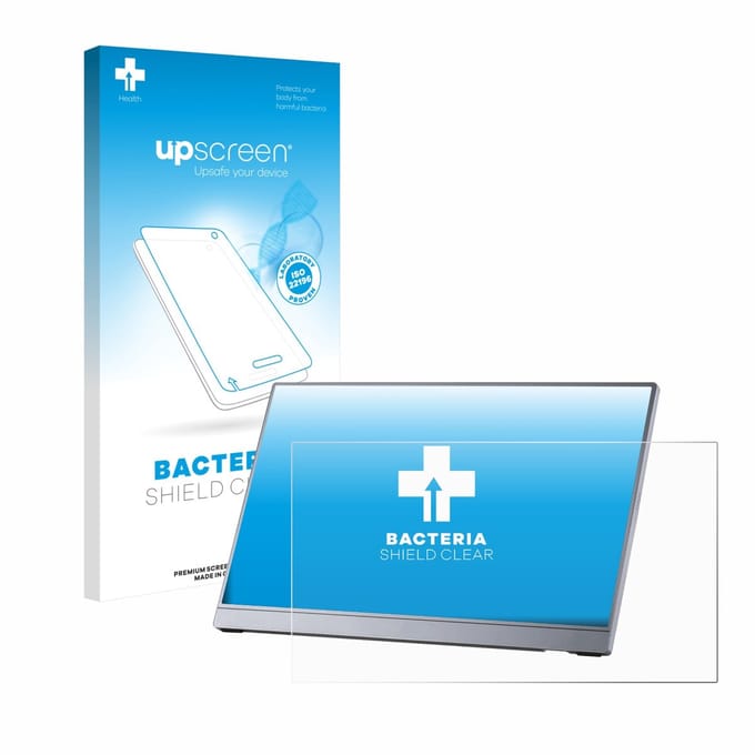 upscreen - Screenprotector voor Arzopa Z3FC 16.1" - Folie Beschermfolie transparant antibacterieel