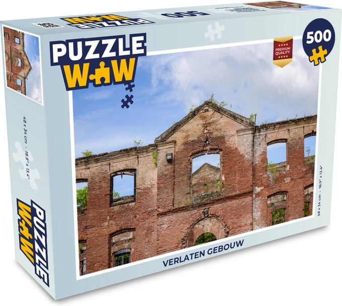 Puzzel Verlaten gebouw - Legpuzzel - Puzzel 500 stukjes
