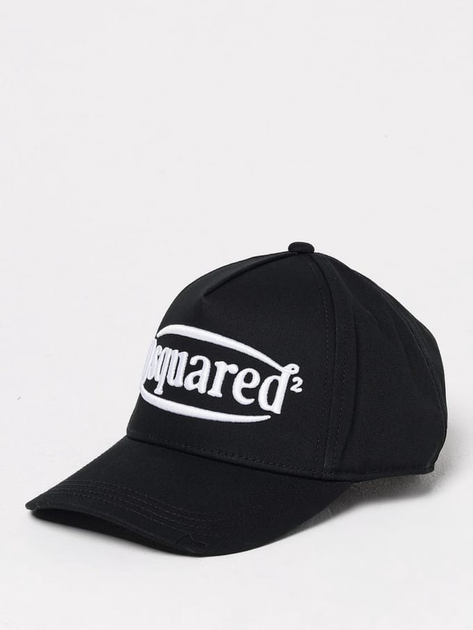 Oval Logo Baseball Cap Kids - Black Hats