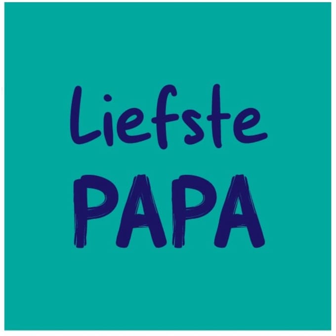 Magneettegeltje Liefste Papa