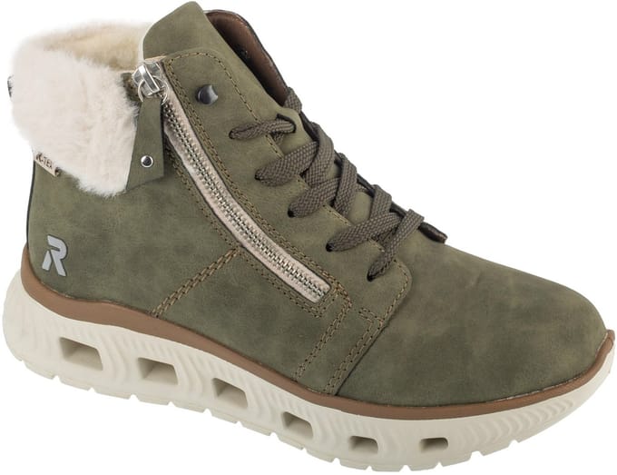 Rieker Sneakers M6014, Vrouwen, Groen, Laarzen, maat: 40
