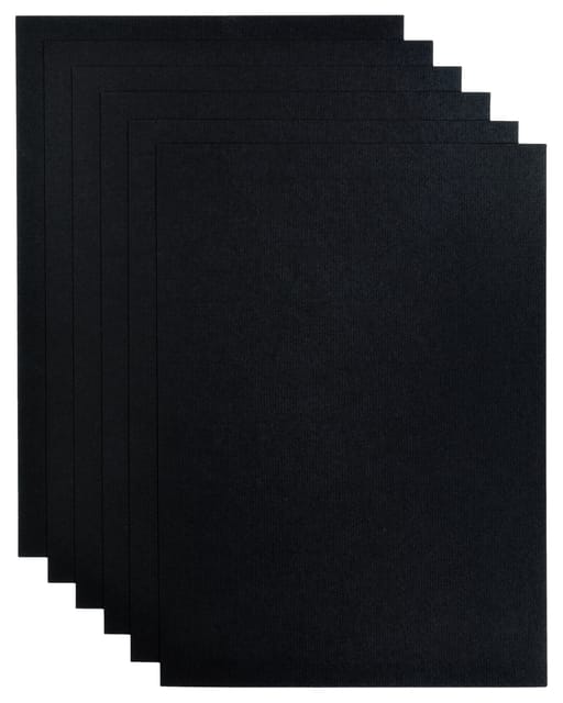 Papicolor karton A4 | ravenzwart | 200 grams | 6 vel (301901)