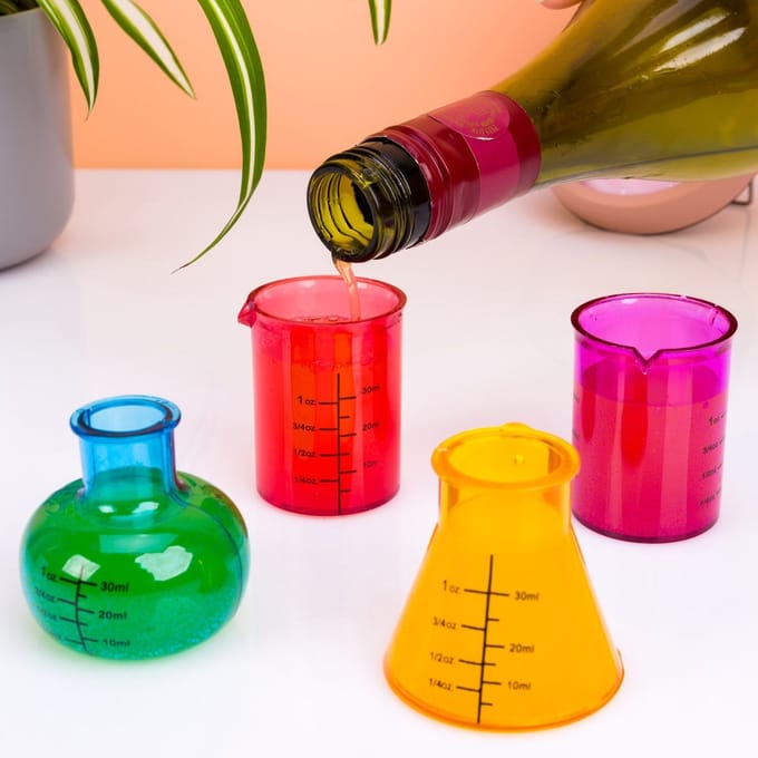 Chemistry Shotglaasjes - 40 ml - 4 stuks