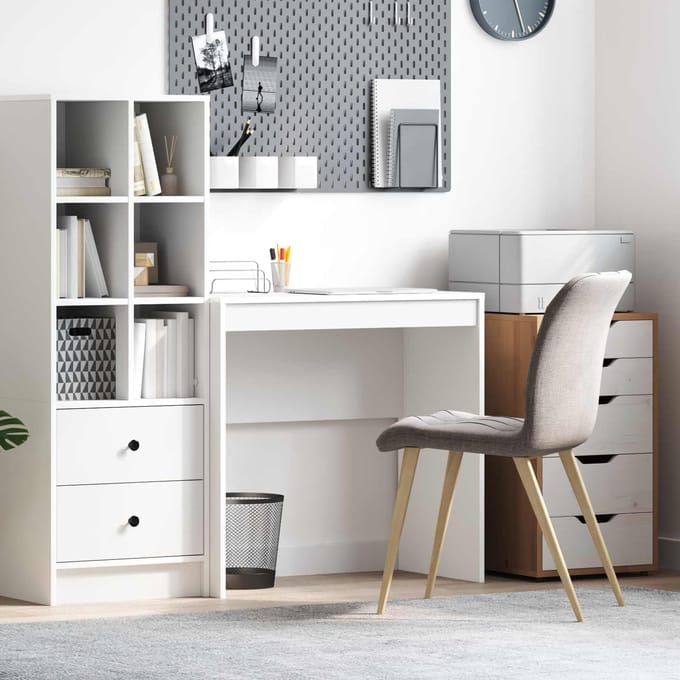 vidaXL - Bureau - Wit - 80 - x - 40 - x - 76 - cm