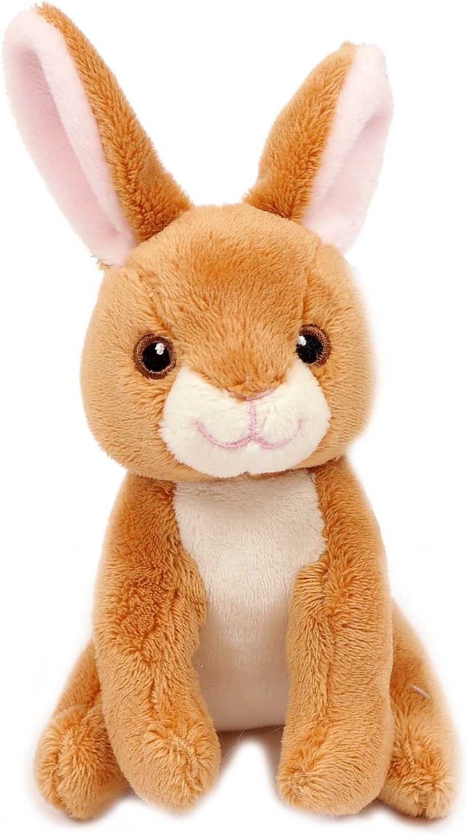 PIA Soft Toys - Pluche Knuffeldier Konijn - 13 cm