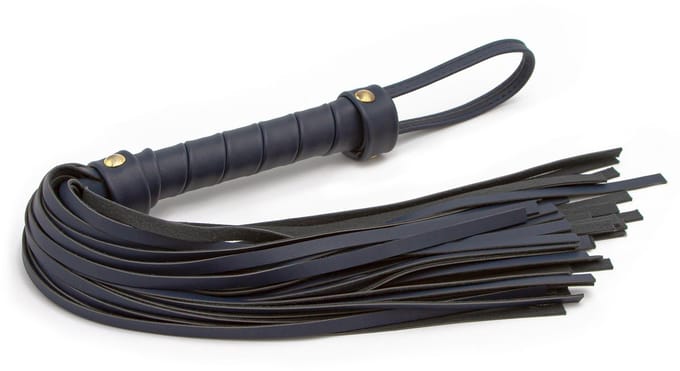 NS Novelties - Bondage Couture Flogger - Bondage / SM Whips and Paddles Blauw