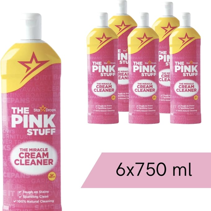 The Pink Stuff - Schuurmiddel - 6 x 750 ml - Voordeelverpakking