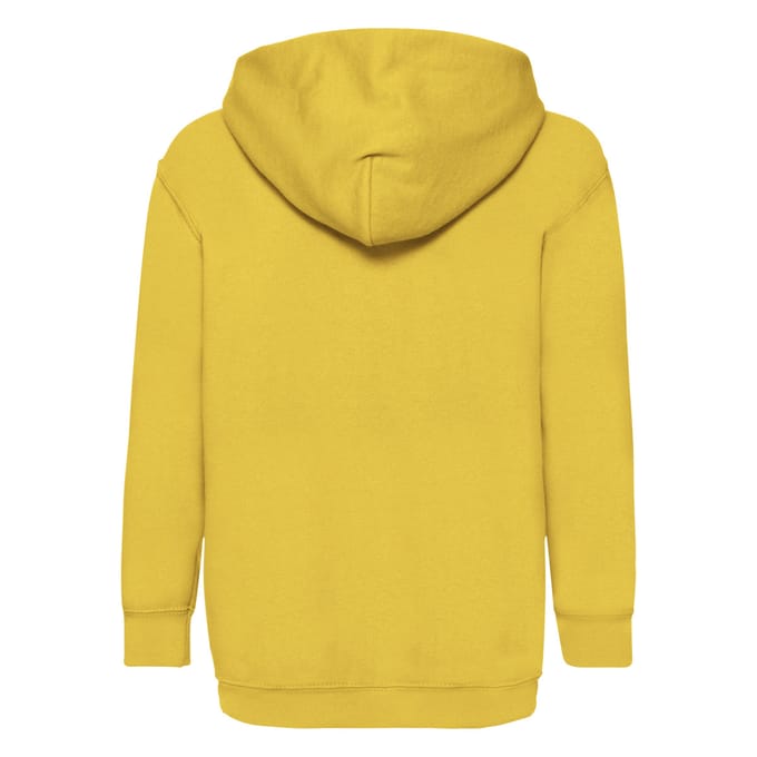 Fruit of the Loom Kinderen/Kinderen Classic Hooded Sweatshirt (Zonnebloem)