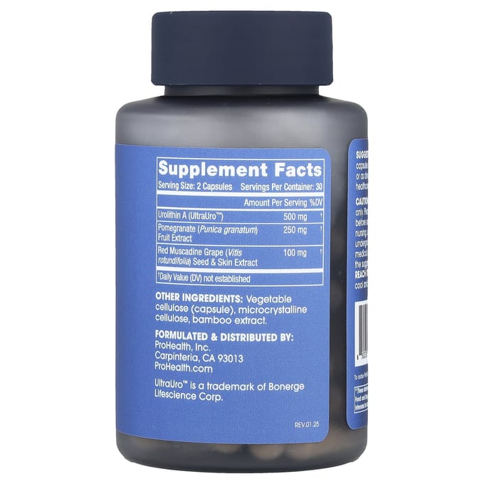 Urolithine A Spectre Complet, 60 Capsules