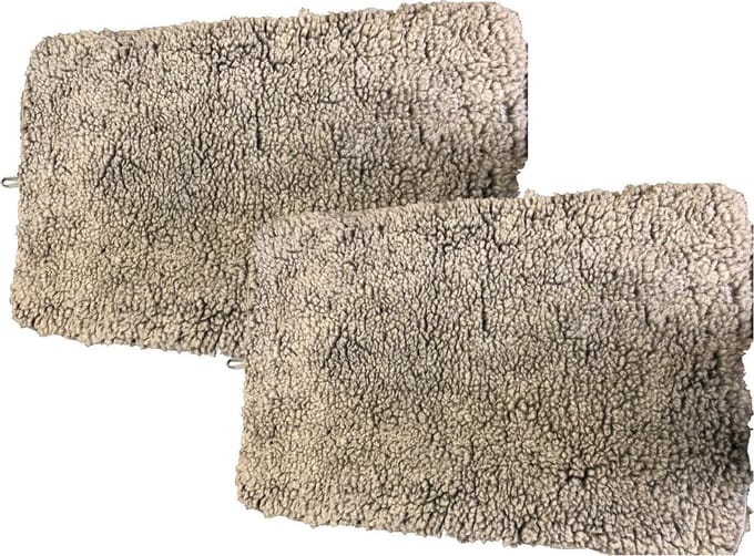 Adori Benchmat Sheepskin Grijs - Hondenbenchkussen - 2 x 75X46 cm