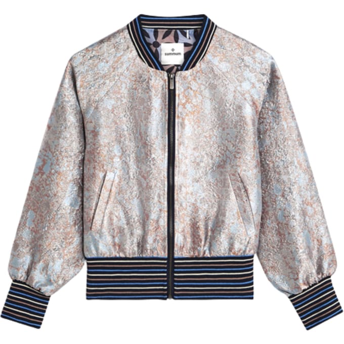 Summum Jacket Jacquard  Lichtblauw 1s1295-12366