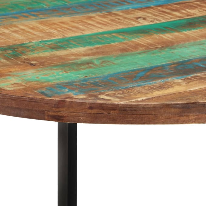 vidaXL - Eettafel - 110x75 - cm - massief - gerecycled - hout