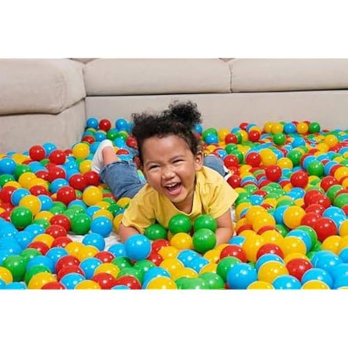 Multimarca Zak Met 100 Plastic Ballen Transparant